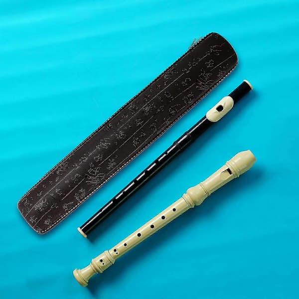 Flöjtskyddsväska med dragkedja för förvaring 1 Multifunktionellt blåsinstrumentfodral