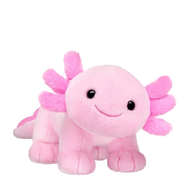 25cm Söt Stående Axolotl Gosedjur Plyschleksak Rosa Axolotl Plyschkudde Docka Barn Födelsedagspresent Heminredning