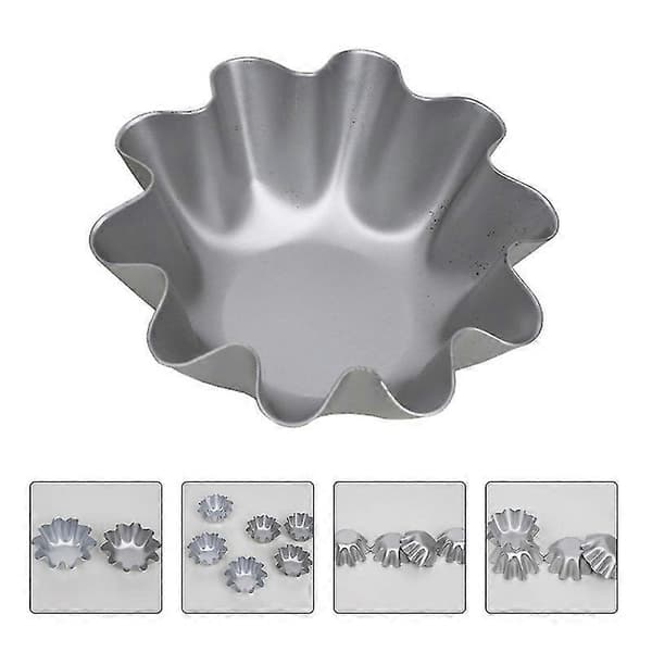 [LCS] 4 stk. æggetærteforme aluminiumslegering tærteforme mini tærtepander køkkengadget