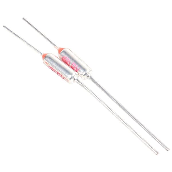 10 Stykker RY TF 133 Grader Celsius Termisk Sikring AC 250V 10A red  silver