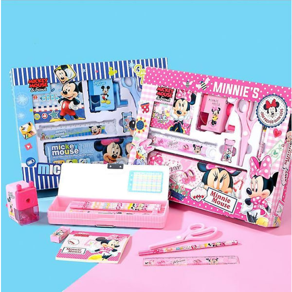 7 st set Cartoon Elementary School Gift Minnie