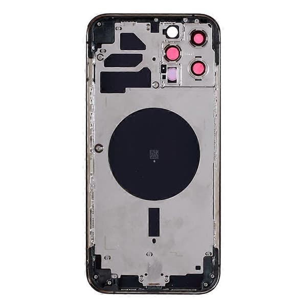[LCS]Til iPhone 12 Pro Max Bagbatterihus Dæksel+Midterpladeramme+Sideknapper, EU-version Multicolor Pacific Blue