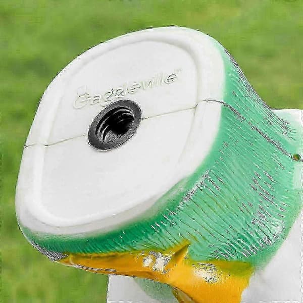 Gåsehagepynt - Stor hvit plastplenpynt fra Gaggleville