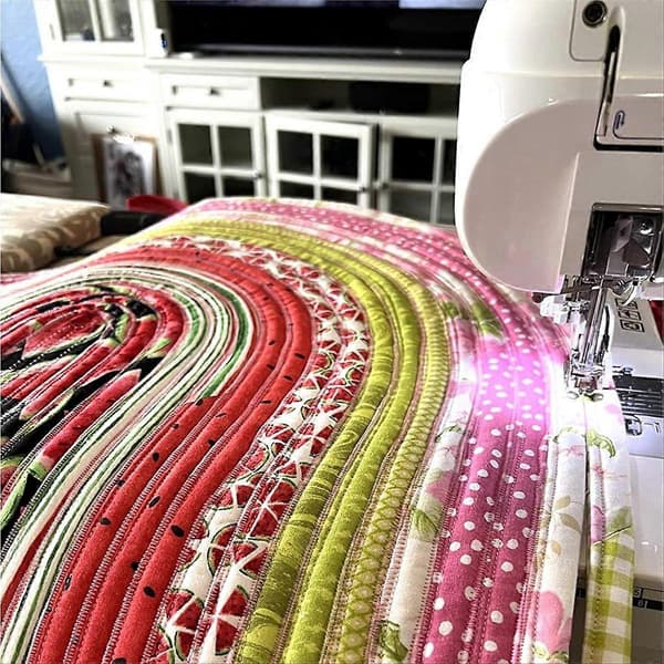 4 ruller JellyRoll Batting Strip 2 1/4 tommer totalt 200 yards