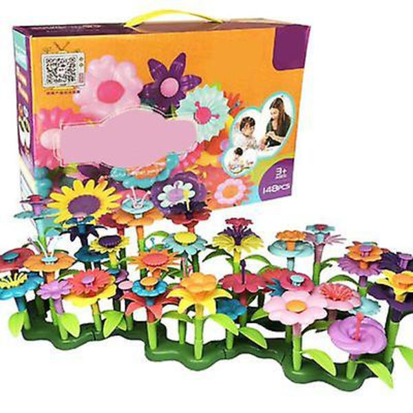 Itse tehty kukkien asettelu lelu 148 PCS