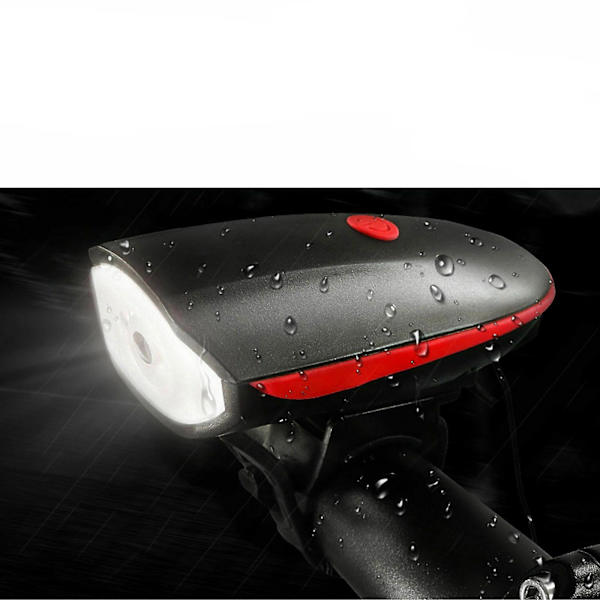 Super Bike Cykellampa Stark USB LED Uppladdningsbar Fram- och Baklyse Set