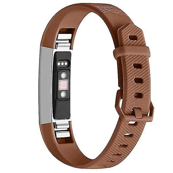 Ensfarvet silikone urrem til FITBIT Alta / HR kaffe
