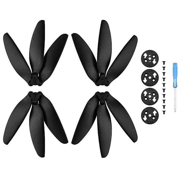 Trebladspropeller för DJI Mavic Mini / Mini 2 / SE drönare, lättviktiga propellrar, bladbyte, vingfläktar, reservdelar, tillbehör Black