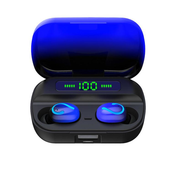 Bluetooth Headset Tws Display V5.1 Gradient Färgnummer Trådlös Hörlur Touchkontroll