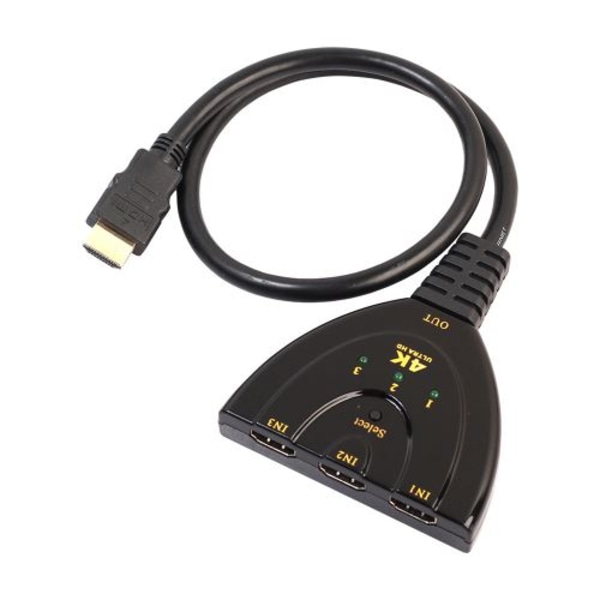 3PORT HDMI-switch Splitter Kabel 4K * 2K 2160p multi Switc
