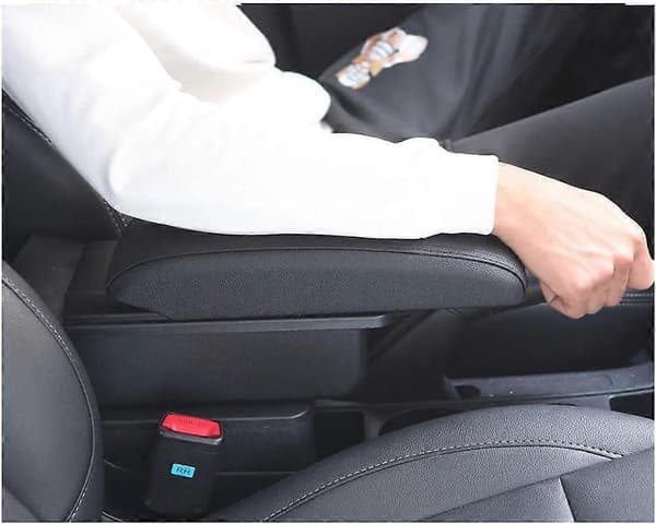 Bil armleneboks midtkonsoll for Renault Captur Kaptur 2013-2017, armlene forlengerstøtte, albue oppbevaringsboks