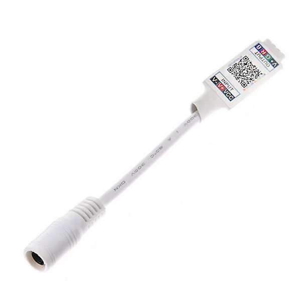 Wifi Mini Rgb Bluetooth Kontroller, DC 5V, 12V, 24V, Mini Musik Bluetooth white