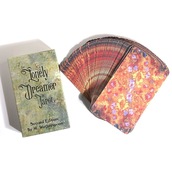 The Lonely Dreamer Tarot 2. utgave Kortstokk Penger Tarot Kortspill Pamela Colman Smiths Rws Tarot Kortstokk Golden Botticelli