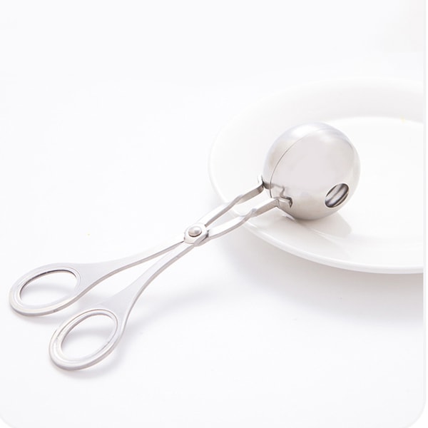 Kitchen Craft ruostumattomasta teräksestä valmistettu lihapulla- ja taikinakauha, lihapullakauha, melonipalloleikkuri S