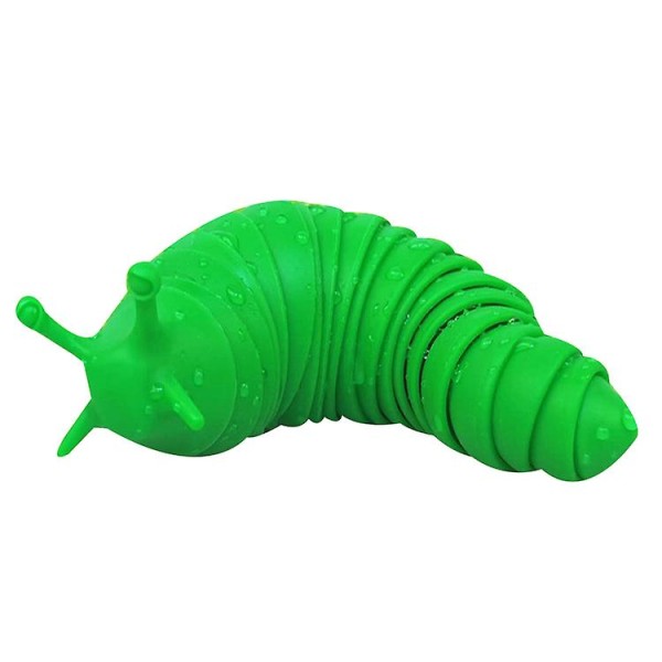 Artikulert Stretch Slug Fidget Leke, Sensoriske Leker green