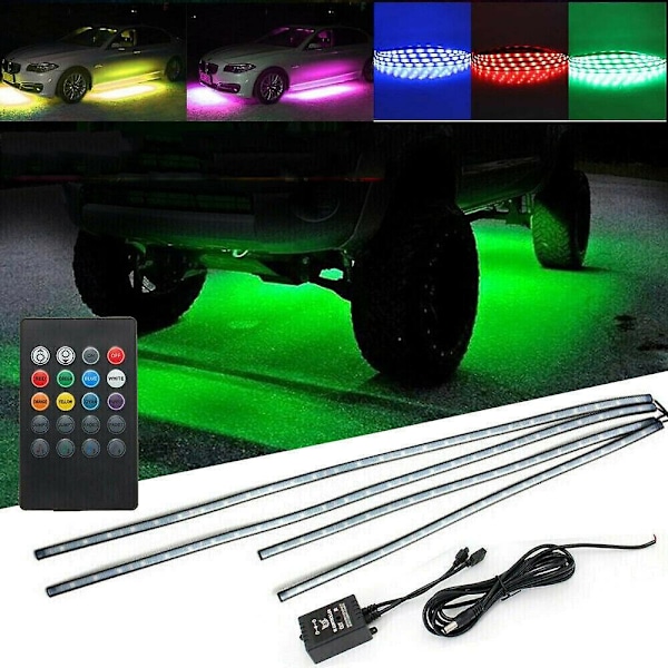 LED-stripbelysning för bilens underrede