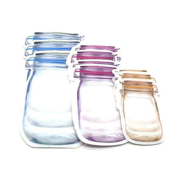 Genanvendelig Mason Krukke Lynlåspose 20Pcs
