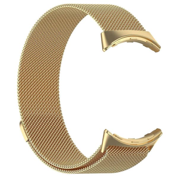 [LCS]Til Google Pixel Watch 3 45mm Milanese Bånd Rustfrit Stål Magnetisk Mesh Urrem Multicolor Gold