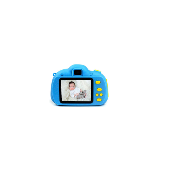Selfie-kamera för barn, digital videokamera, inklusive 16 GB SD-kort blue