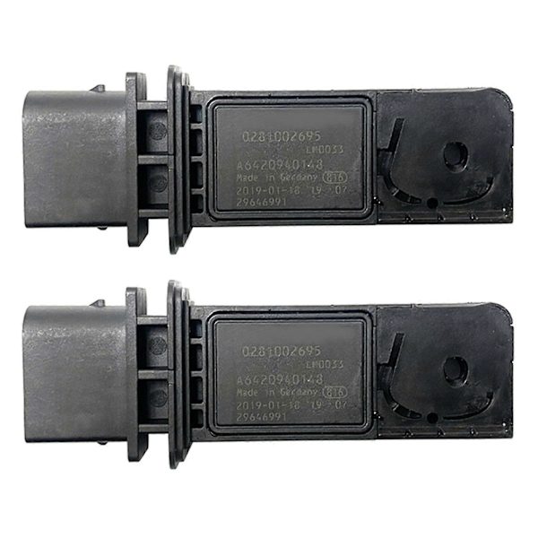 [LCS] 2x Bil Flow Meter Sensor Maf Mass Sensor 0281002695 A6420940148 Til -