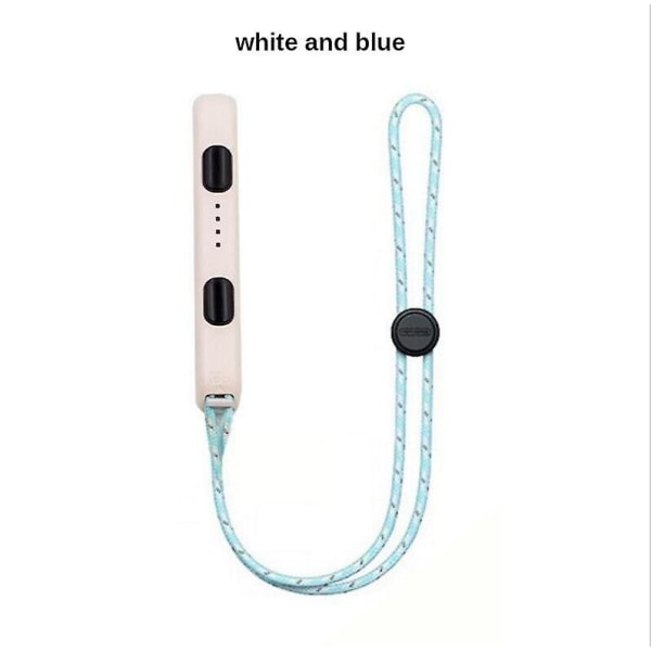 Minithink djurkorsning tema konsol handledsrem band hand rep lanyard för nintend switch spel joycon controller tillbehör White - blue wired