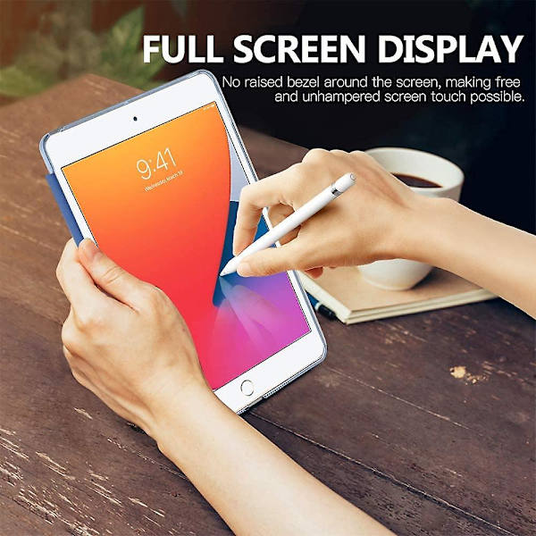 Etui til Samsung Galaxy Tab A 10.1\" 2019 (model Sm-t510 / T515), Smart Folio Blødt Tpu Beskyttelsesetui Sort