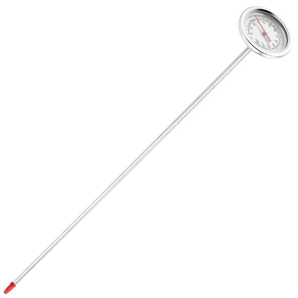 [LCS] Kompostjordtermometer 20 tommer 50 cm lengde Premium matkvalitets rustfritt stål måleprobe Det silver