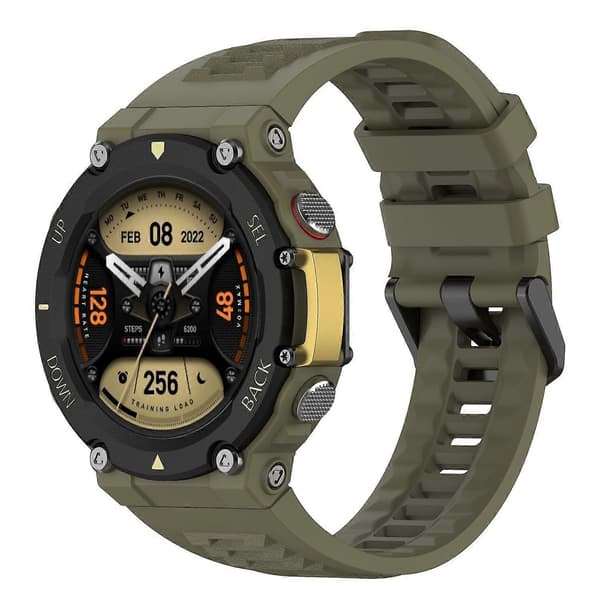[LCS] Til Huami Amazfit T-Rex 2 Erstatningsurrem Urrem Universal 22mm Silikone Urrem Multicolor Style C