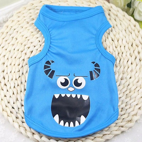Moderigtigt kæledyrskatte kostume sommer kattevest hoodie hyggelige maskotter gotos tøj Vest-sullivan L