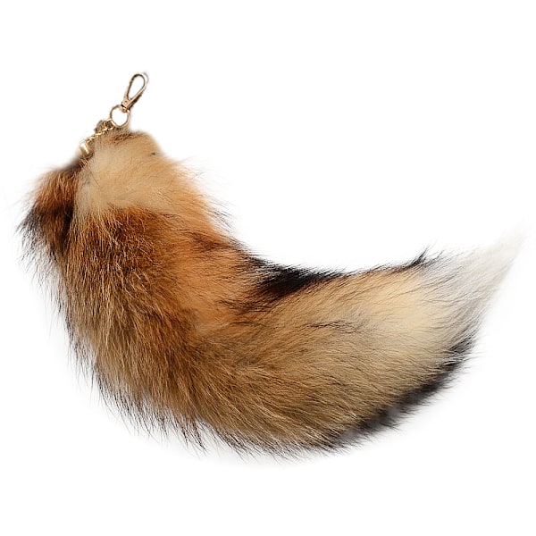 Bilnøgle Vedhæng Pompom Nøglering Imitation Pels Hale Nøglering - Style 24