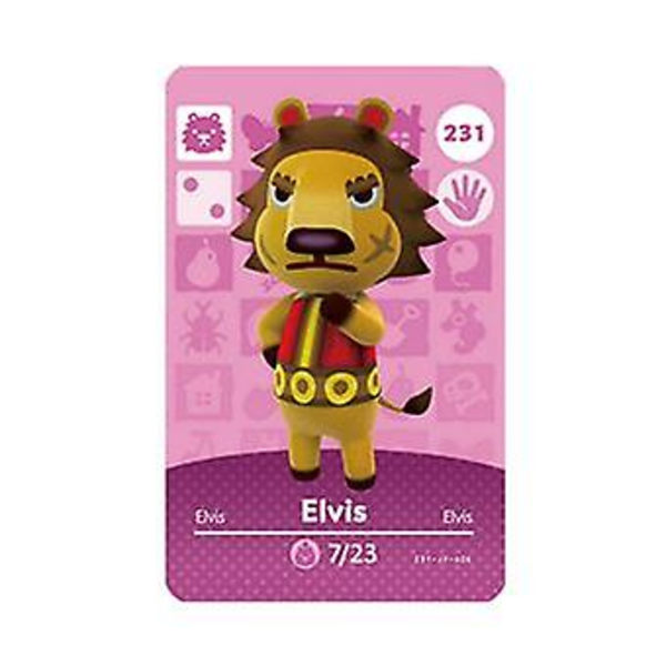 Nfc Spilkort Til Animal Crossing, Kompatibel Wii U - 231 Elvis