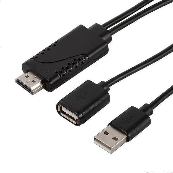 1080P USB hona till HDMI hane HDTV videoadapterkabel för Android- och IOS-enheter