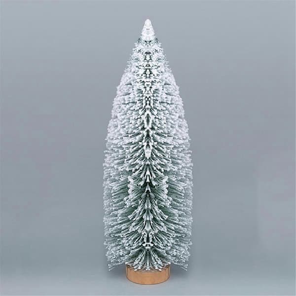 [LCS]Snöflinga Julgran Mini Julgransprydnader Skrivbordsdekorationer Små Julartiklar 30