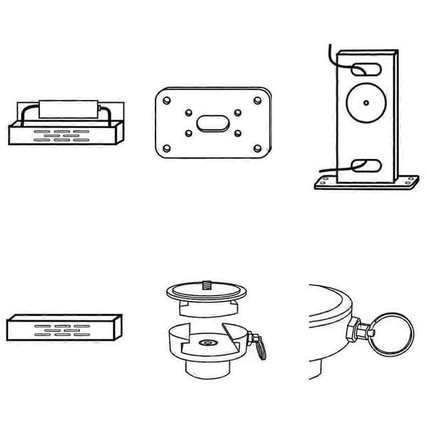Väggfäste, för XGIMI, Hisense, Dangbei, JMGO, RS20 Projektor Black