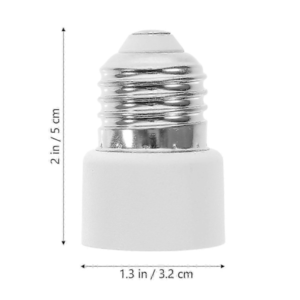 [LCS]2 stk. lysfatning til stikadapter E27 fatning til 2-benet lysfatningsudtag