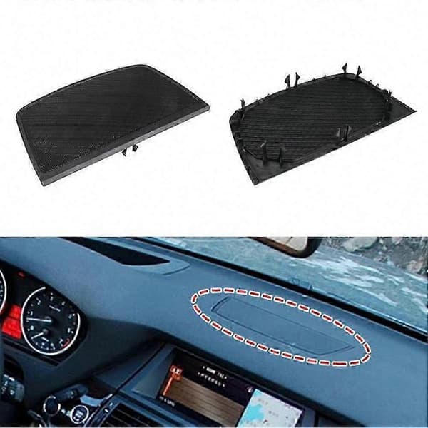 Dashboard Højttaler Dækplade Grill Højttaler Netdæksel til X5 E70 2006-2013 X6 E71 2008-2014 514 black