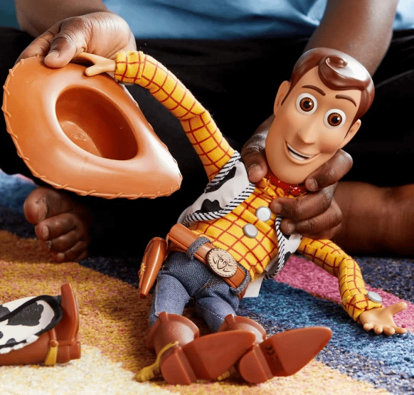 [LCS] Woody Interactive Talking Doll, 15-inch, Can Talk and Interact with Other Dolls, Hat is Removable.