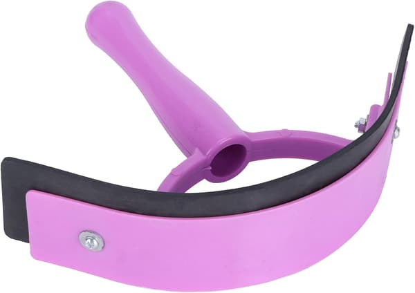 Svettsskrapa, Hästskrapa i Plast+Gummi, Ergonomiskt Halkfritt Grepp, Lantbrukstillbehör