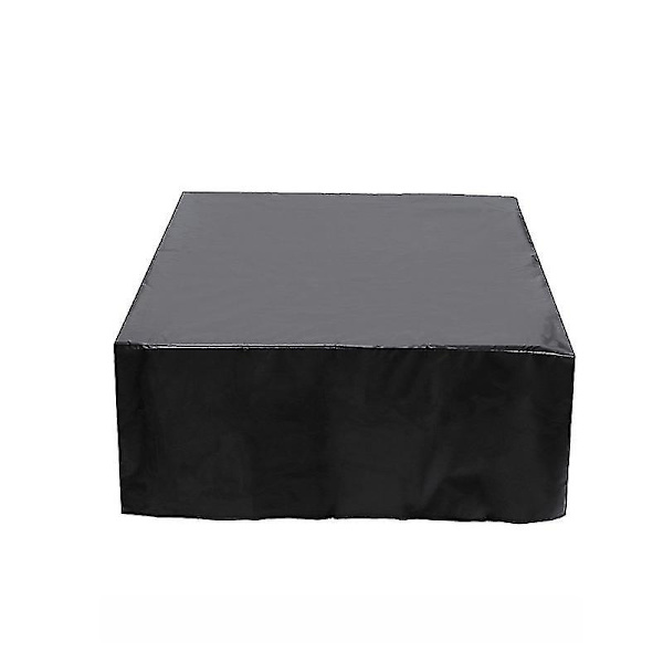 Svart 244*244*90cm vanntett og støvtett trekk for badekar i