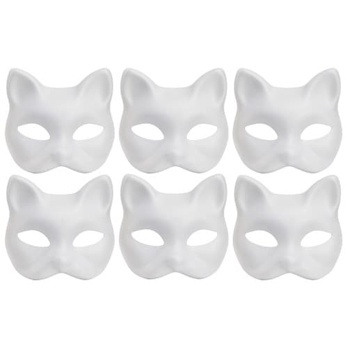 [LCS] DIY Kattemasker Sæt, 6 Dele med Tilbehør 457
