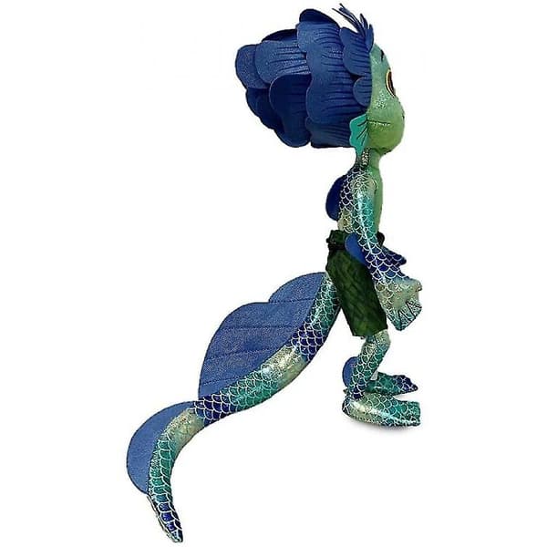 Pixar Luca Sommar Solig Dag Docka, Plyschleksak (40cm) green