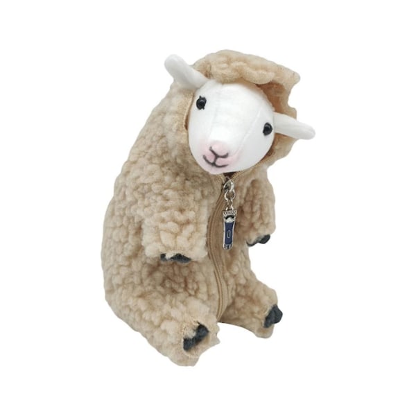 16 cm Mjukt Lamm Gosedjur, Kawaii Får Gosedjur Med Avtagbara Kläder, Perfekt Present Till Barn