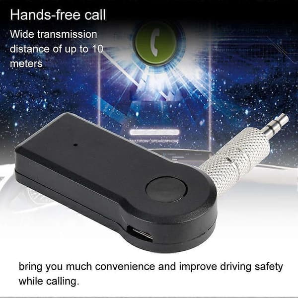 Auton Handsfree Bluetooth-sarja 3,5 mm langaton äänimusiikkivastaanotinsovitin