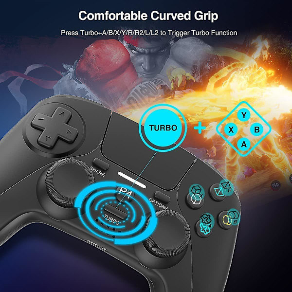 Chronus langaton ohjain PS4:lle, Bluetooth-peli ohjain G