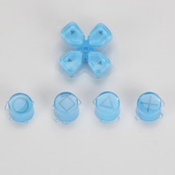 [LCS]D-pad Move Action Dpad For Key Abxy X Buttons Set Reparasjonsdel Erstatning Forps Purple
