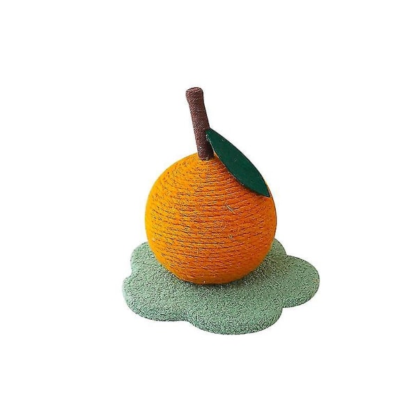 Mini Orange Sisal Cat Scratching Post Ball Pet Supplies