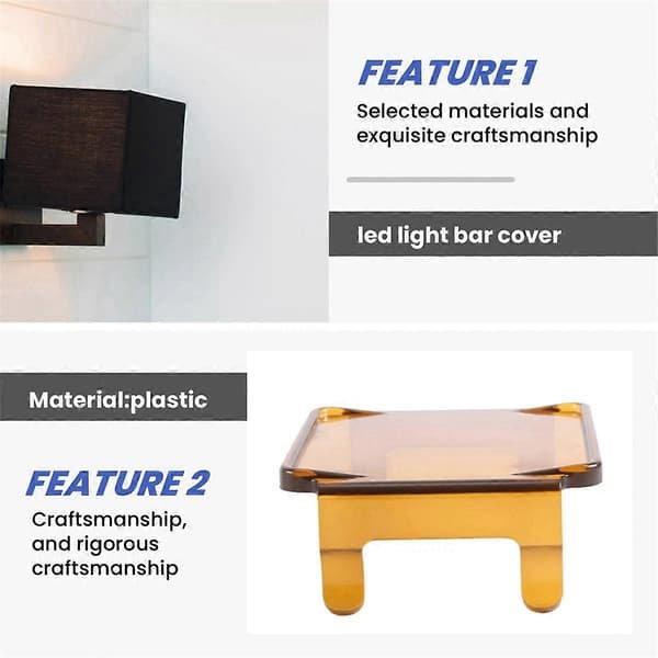 [LCS] Bil Gule Led Pod-deksler Firkantede Led Lysbjelke-deksler Led Cube2722