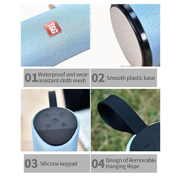 Bluetooth-kaiutin kannettava langaton mini-Bluetooth-kaiutin Blue