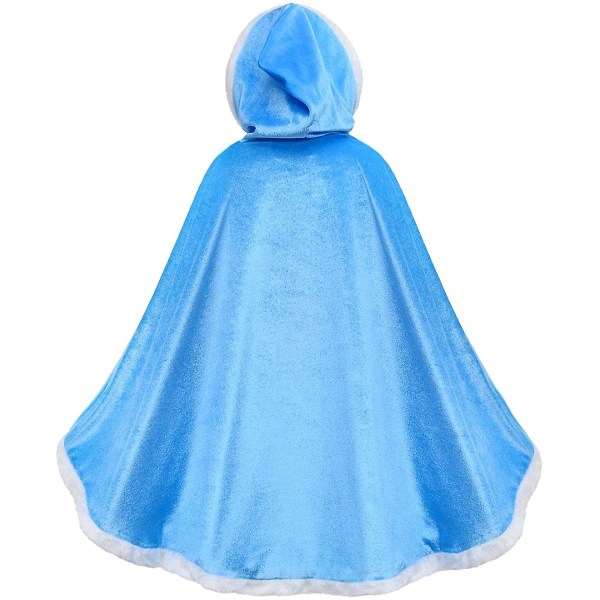 Party chili pels prinsesse hettekappe kapper kostyme for jenter utkledning Red 3-4t