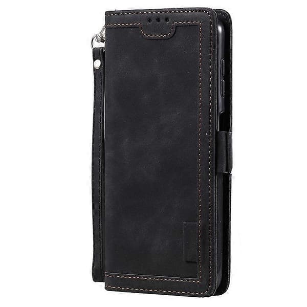[LCS] til Samsung Galaxy A36 5G Pung Etui Stativ Læder Telefoncover - Perfekt Black